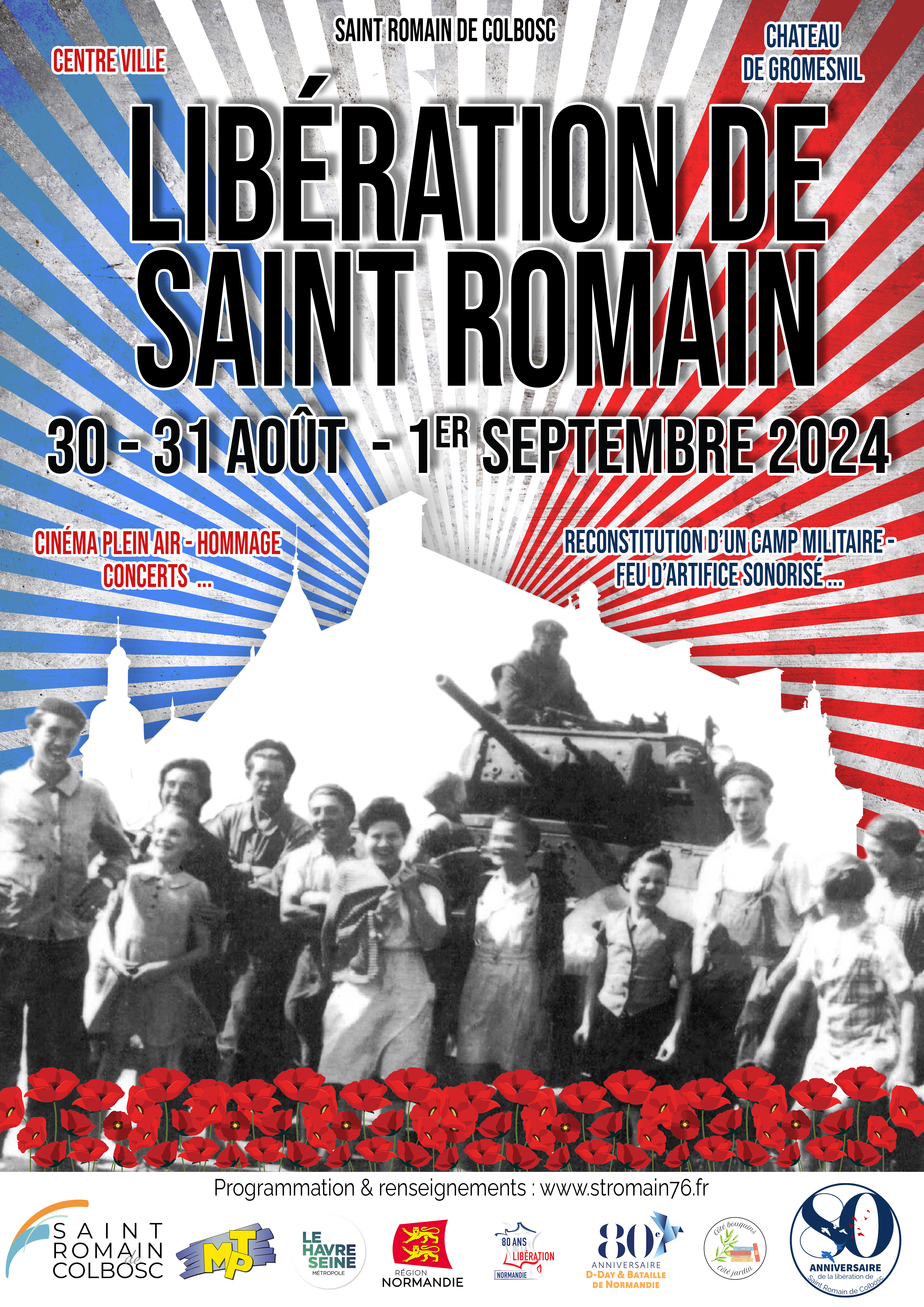 80ème Anniversaire de la libération de St Romain !